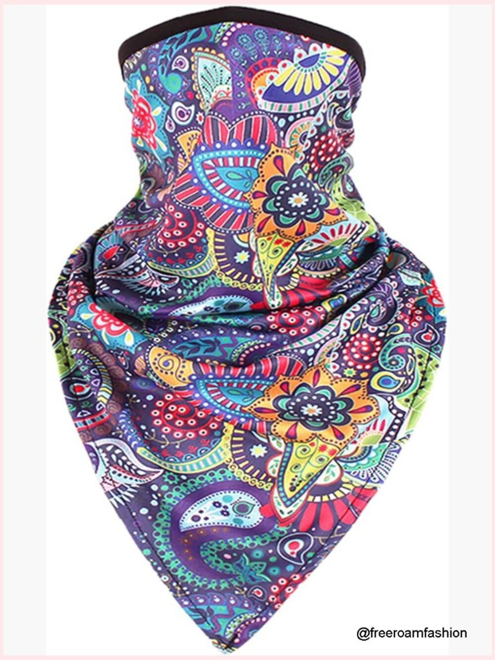 UPF 50+ Sun Protection Neck Gaiter Scarf Multi Purpose Face Mask